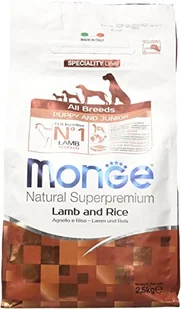 Monge Puppy All Breeds Lamb&Rice 2,5 kg - Sucha karma dla psów - miniaturka - grafika 2