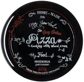 Talerze - Luminarc Talerz Pizza Friends Time Saloon czarny 32 cm - miniaturka - grafika 1