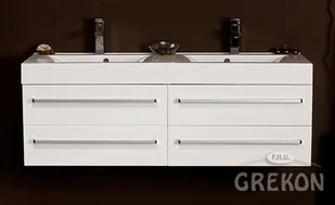 Szafka z umywalką dolomitową 140/50/4 Nadia seria Fokus B FKS-B-U140/50/4 + Nadia - Szafki łazienkowe Szafka z umywalką dolomitową 140/50/4 Nadia seria Fokus B FKS-B-U140/50/4 + Nadia - Szafki łazienkowe - miniaturka - grafika 1