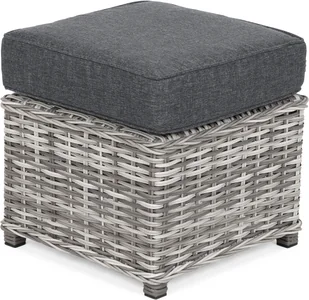 HOME &amp; GARDEN Meble ogrodowe technorattanowe Bergamo Light Grey / Grey Melange 456235 - Meble ogrodowe - miniaturka - grafika 8