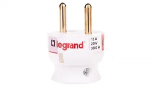 Legrand Wtyczka 2P 16A niska 50183 - Kostki, złączki, wtyczki - miniaturka - grafika 3