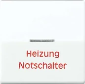 Wyłączniki światła i elektryczne - Jung as59 1hww przełącznik kołyskowy ogrzewania "betätigen (wyłącznik awaryjny" AS591HWW - miniaturka - grafika 1