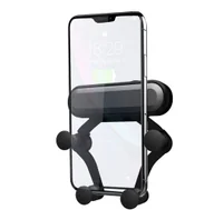 Uchwyty samochodowe do telefonów - Omega UNIVERSAL CAR AIR VENT HOLDER GRAVITY SPIDER BLACK 45013 OUCHAVS - miniaturka - grafika 1