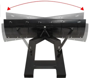 vidaXL Pług śnieżny do wózka widłowego, 150x38 cm, czarny - Łopaty i widły - miniaturka - grafika 5