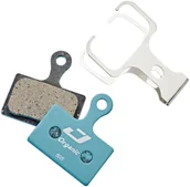 Hamulce rowerowe - Jagwire Sport Organic okładziny hamulcowe dla Shimano Road CX/Metrea | Rever FM/MCX1/2 1 para, blue 2021 Klocki do hamulców tarczowych 18018405 - miniaturka - grafika 1