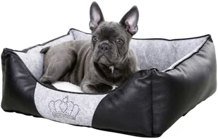 Kerbl Legowisko dla psa Chiara, 55x45 cm, szare i czarne, 80361 - Legowiska dla psów - miniaturka - grafika 2