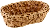 Wyposażenie lokali gastronomicznych - APS Koszyk owalny 190 x 120 x 60 mm, beżowy | Profi Line 50625 - miniaturka - grafika 1