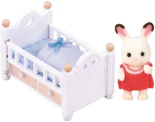 Sylvanian Families Dziecko królików z czekoladowymi uszkami 5062 - Figurki dla dzieci - miniaturka - grafika 2