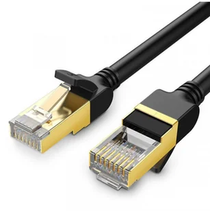 Ugreen Okrągły kabel sieciowy UGREEN NW107 Ethernet RJ45, Cat.7, STP, 1.5m (czarny) - Kable miedziane - miniaturka - grafika 2