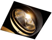 Oprawy, klosze i abażury - QAZQA Oprawa do wbudowania czarna GU10 AR111 Trimless - Oneon - miniaturka - grafika 1