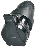 Akcesoria do oświetlenia - Solight Gumowa wtyczka do wilgotnego pomieszczenia 230V/16A - miniaturka - grafika 1