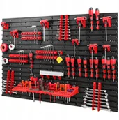 Pozostałe wyposażenie warsztatu - Tablica Narzędziowa Zestaw 60 Uchwytów + Półka - miniaturka - grafika 1