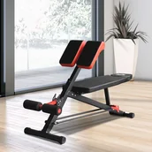 Ławki treningowe - Homcom ŁAWKA TRENINGOWA SKOŚNA stal szlachetna 4250871277100 - miniaturka - grafika 1