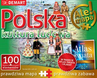 Demart Puzzle: Polska-kultura ludowa+atlas - Puzzle - miniaturka - grafika 2