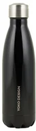 Pozostałe akcesoria barmańskie - YOKO DESIGN Yoko wzornictwo 1330 butelka termoizolacyjna, o podwójnych ściankach, ze stali nierdzewnej, 25,5 x 6,5 x 6,5 cm, czarny 1330 - miniaturka - grafika 1