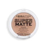 Pudry do twarzy - REVOLUTION Make Up Makeup Super Matte Pressed Powder Puder matujący Beige 6g - miniaturka - grafika 1