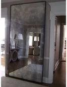 Lustra - Łukasz Ochwat Alfaram Lustro dekoracyjne postarzana tafla w ramie 1503, Dostępne wymiary: 80x180 - miniaturka - grafika 1