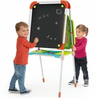 Tablice dla dzieci - Smoby Dwustronna Tablica Magnetyczna 2w1 Kredowa 80 akc. 410205 - miniaturka - grafika 1