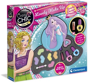 Clementoni Crazy chic Lovely make up Syrenka 18652 - - Zabawki kreatywne - miniaturka - grafika 2