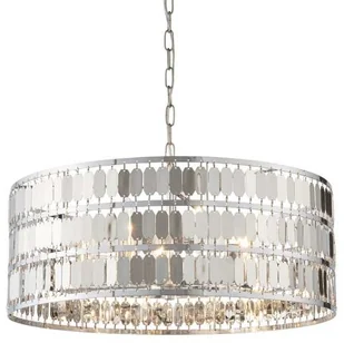 Endon LAMPA wisząca ELDORA 90299 Endon okrągła OPRAWA metalowa modernistyczny ZWIS na łańcuchu złoty 90299 - Lampy sufitowe - miniaturka - grafika 6