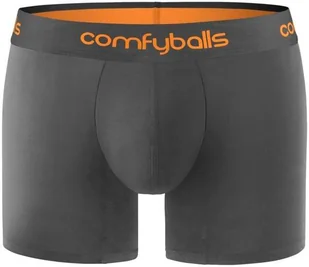 ComfyBalls COMFYBALLS Bokserki LONG COTTON czarno-pomarańczowe - Bielizna sportowa męska - miniaturka - grafika 2