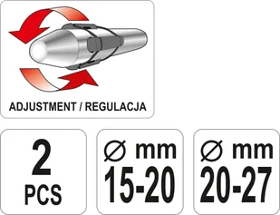 Yato ZESTAW DO CENTROWANIA TARCZY SPRZĘGŁA ZAKRES 15-20mm 20-27mm YT-06312 ZYSKAJ RABAT 30 ZŁ YT-06312 - Narzędzia warsztatowe - miniaturka - grafika 5
