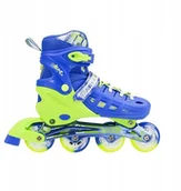 Rolki - Nils Extreme Rolki dziecięce łyżworolki regulowane S 31-34 - miniaturka - grafika 1