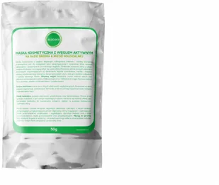 Ecocera Maska kosmetyczna z węglem aktywnym - Face Activated Carbon Mask Maska kosmetyczna z węglem aktywnym - Face Activated Carbon Mask - Pudry do twarzy - miniaturka - grafika 4