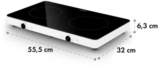 Płyta elektryczna Klarstein CP8-FutureChef-BK - Płyty elektryczne - miniaturka - grafika 8