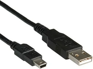 Rotronic ROLINE USB 2.0 kabel, typ A  5-pin mini, czarny 1,8 m - Kable USB - miniaturka - grafika 2