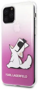Karl Lagerfeld Choupette Fun Sunglasses - Etui iPhone 11 Pro (różowy) - Etui i futerały do telefonów - miniaturka - grafika 3