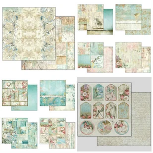 Stamperia Zestaw papierów WONDERLAND 30,5x30,5 cm SBBL38 - Scrapbooking - miniaturka - grafika 2