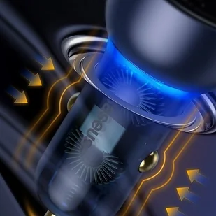 Baseus Baseus Particular | Ładowarka samochodowa 65W Quick Charge 4.0+ Power Delivery 3.0 Huawei SCP 5A 2xUSB CCKX-C0G - Ładowarki samochodowe - miniaturka - grafika 8