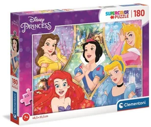 Clementoni Puzzle 180 Super Kolor Princess - - Puzzle - miniaturka - grafika 2