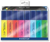 Zakreślacze - Staedtler 364  1 wp4p Textsurfer classic czystość, 4 sztuki w miękkie Plas tiket, wielokolorowa 364 WP8 - miniaturka - grafika 1