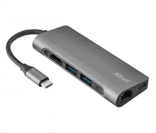 Trust Adapter Dalyx Aluminium 7-in-1 USB-C 23331 Zamów do 16:00 wysyłka kurierem tego samego dnia! 23331 - Huby USB - miniaturka - grafika 3