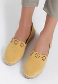 Espadryle damskie - Renee Żółte Espadryle Mooch - miniaturka - grafika 1