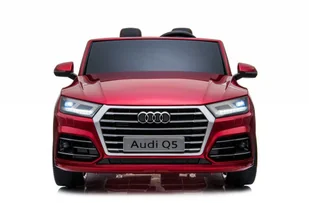 Super-Toys AUDI Q5 2 OSOBOWE, MIĘKKIE KOŁA, MIĘKKIE SIEDZENIE, LAKIER, PANEL MP4,PEŁNA OPCJA/Q5-TWO SEATS AUDI-Q5-TWO-LAKIER-CZERWON - Pojazdy elektryczne dla dzieci - miniaturka - grafika 3