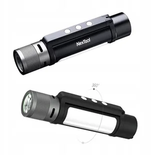 Latarka Taktyczna Mocna Led 6 W 1 Zoom Usb Xiaomi - Latarki - miniaturka - grafika 2