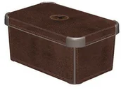 Pudła i pojemniki do przechowywania - Curver Pojemnik Decos Skóra 700106_CURVER - miniaturka - grafika 1