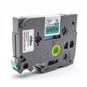 Papier do drukarek - Brother TZe-V731, 12mm x 5,5m, czarny druk / zielony podkład, vinyl, taśma zamiennik - miniaturka - grafika 1