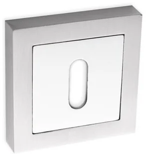 Kuchinox Rozeta kwadratowa POD KLUCZ NIKIEL/CHROM LK2 101B - Szyldy i rozety - miniaturka - grafika 2