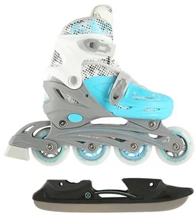 Nils EXTREME NH18331 NIEBIESKI 4w1 ROZM. M (35-38) ŁYŻWOROLKI Z WYM. PŁOZĄ HOKEJOWĄ EXTREME - Rolki Nils EXTREME NH18331 NIEBIESKI 4w1 ROZM. M (35-38) ŁYŻWOROLKI Z WYM. PŁOZĄ HOKEJOWĄ EXTREME - Rolki - miniaturka - grafika 2