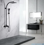 Baterie umywalkowe - Blue Water Toronto zestaw kabinowo-prysznicowy czarny mat TOR-ZKPN.400CM | - miniaturka - grafika 1