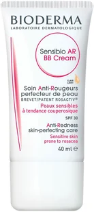 Bioderma SENSIBIO AR BB CREAM Krem do skóry z problemami naczynkowymi 40 ml - Kremy BB - miniaturka - grafika 3