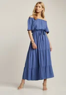 Sukienki - Granatowa Sukienka Amiphiphae - miniaturka - grafika 1