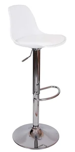 KB Krzesło barowe RICA białe HOKER RICARDO BIA(1) - Taborety i hokery - miniaturka - grafika 2