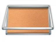 Gabloty - Allboards Gablota informacyjna korkowa 53x70 wodoszczelna GK14A4W - miniaturka - grafika 1