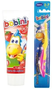 Global COSMED S.A RADOM BOBINI Pasta do zębów dla dzieci powyżej 1 roku życia 75 ml 7027759 - Pasty do zębów - miniaturka - grafika 7
