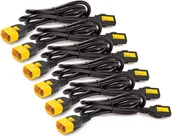 Zasilacze awaryjne UPS - APC Power Cord Kit (6 ea), Locking, C13 to C14, 0.6m AP8702S-WW - miniaturka - grafika 1